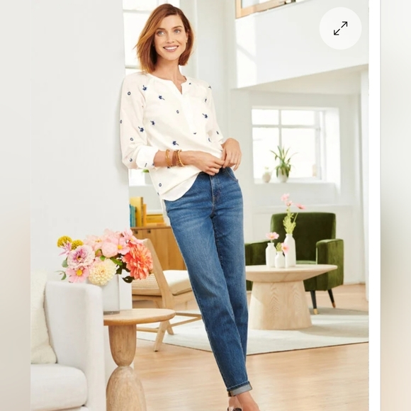 Talbots Denim - ❤️ NWOT! TALBOTS HIGH RISE EVERYDAY RELAXED JEANS, 6P (28 PETITE)